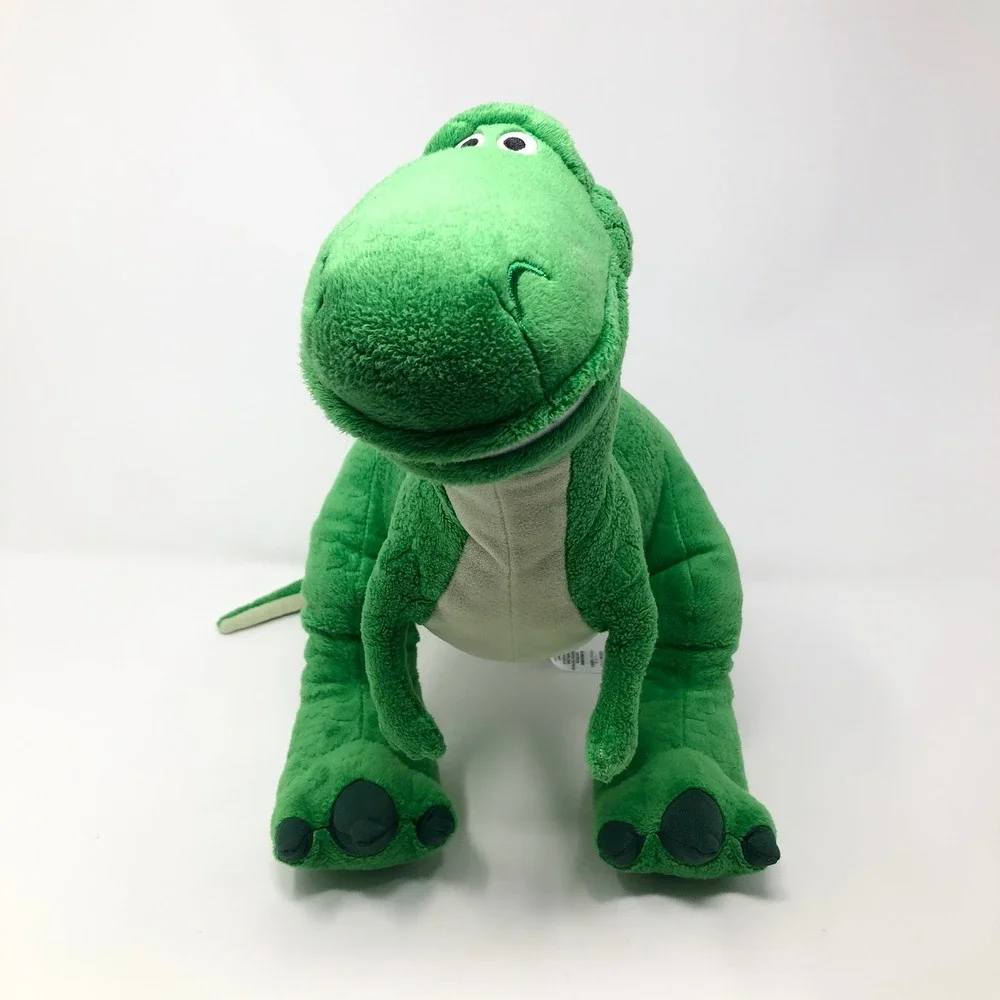 Disney Store Toy Story Rex Plush Green Dinosaur Stuffed Animal Pixar T-Rex